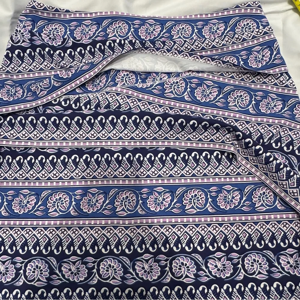 J. McLaughlin Nicola Skirt WOMEN'S L Blue Purple Catalina